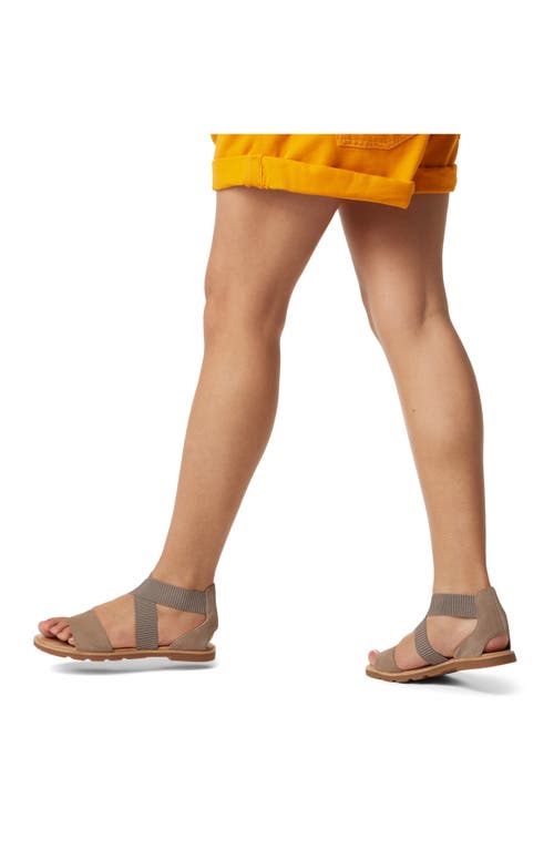 Sorel Ella Iii Sandal In Ash Brown/gum 2