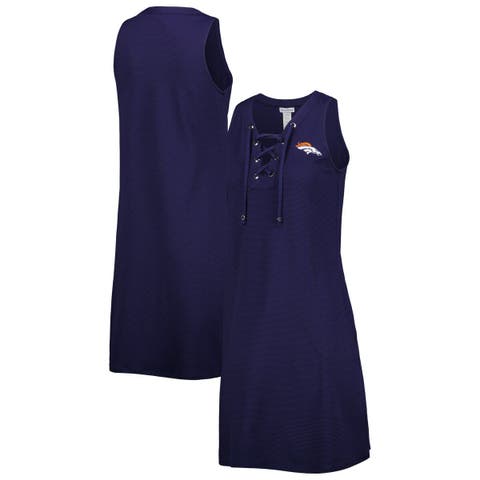 Women's Tommy Bahama White Buffalo Bills Tri-Blend Jovanna Striped Dress Size: Extra Large