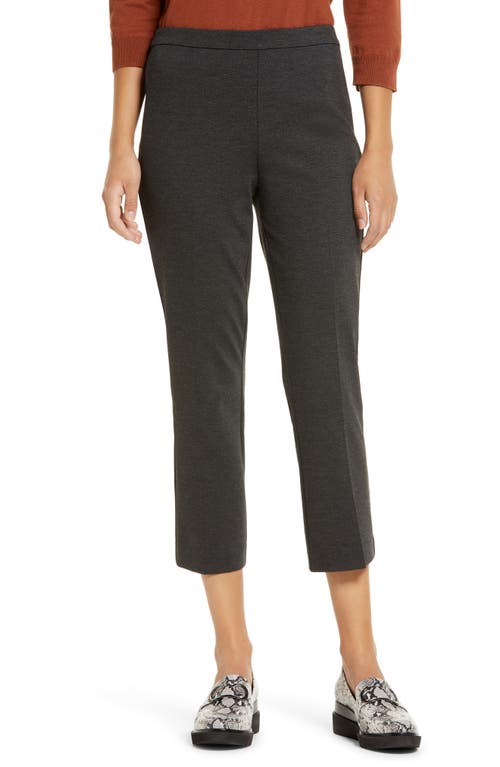 halogen(r) Kick Flare Ponte Knit Crop Pants in Heather Charcoal
