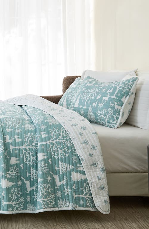 Woven & Weft Winter Themed 3-piece Quilt Set In Enchanted Woods