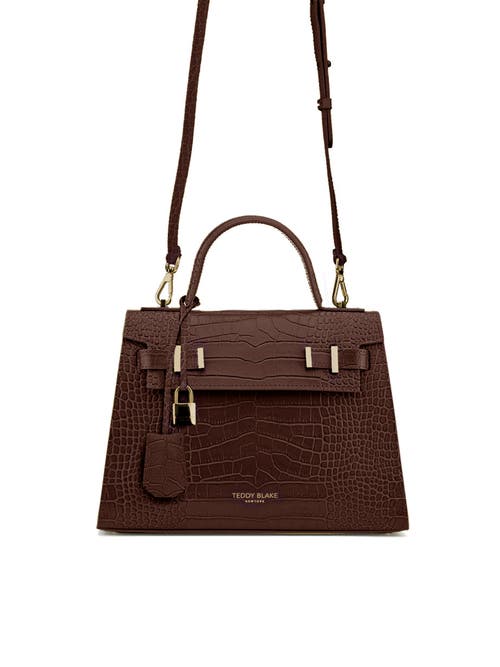 Teddy Blake Ava Croco Gold 11" In Brown