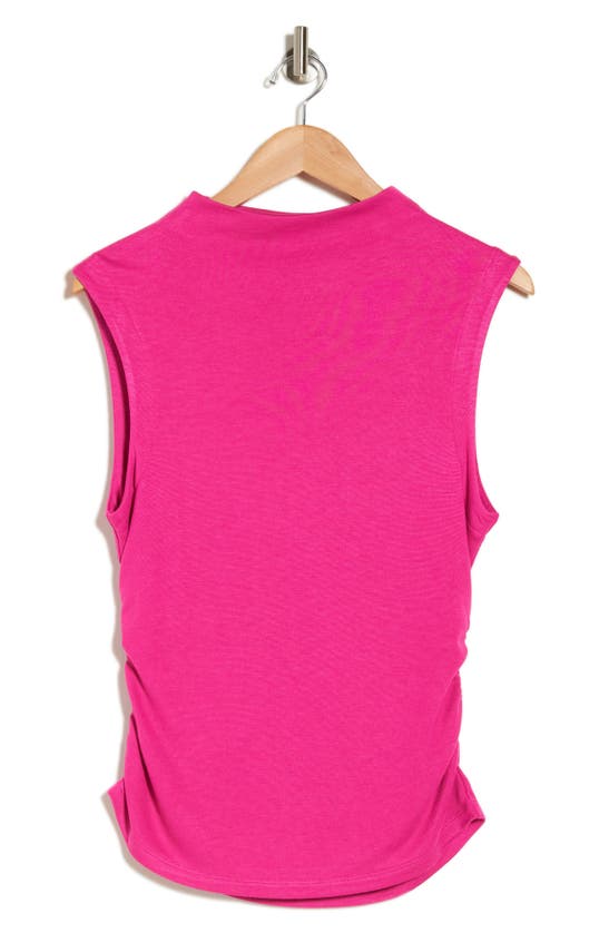 French Connection Rosita Shirred Tank In Wild Rosa