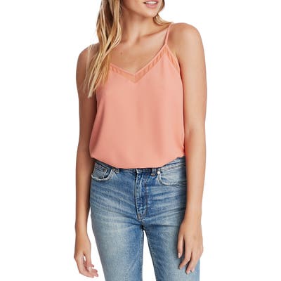 1.state Chiffon Inset Camisole, Orange