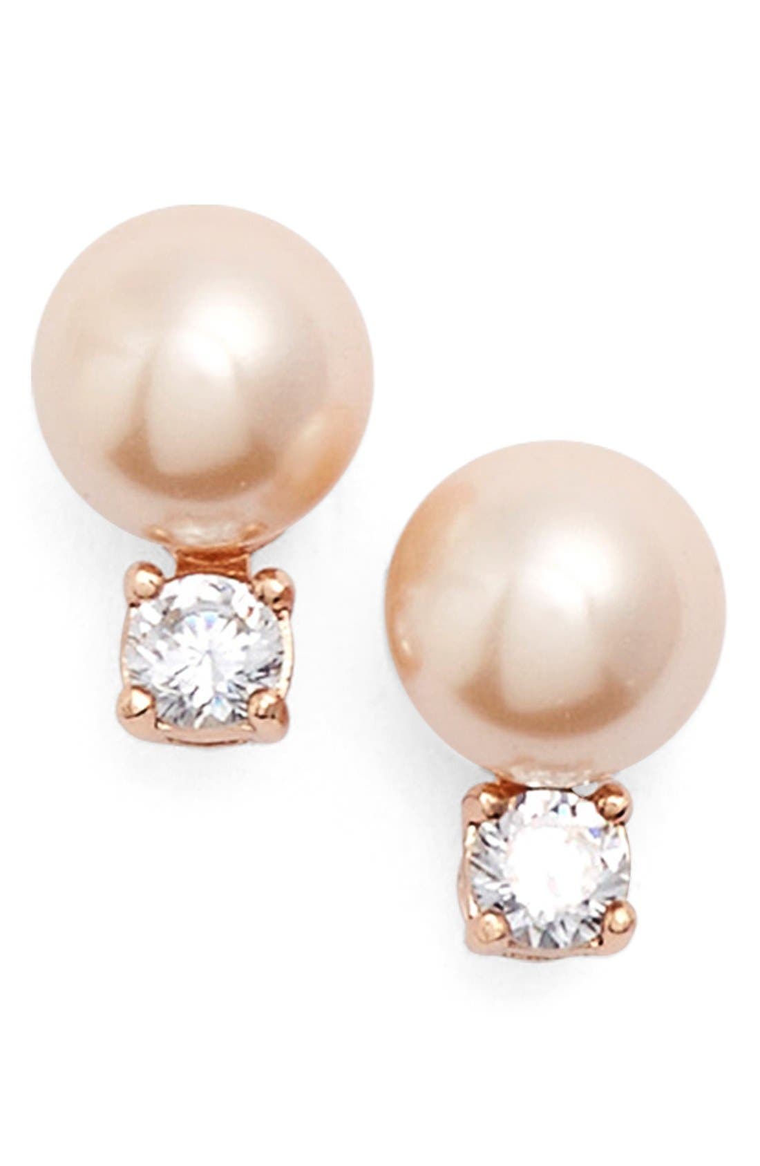 kate spade new york 'pearls of wisdom' faux pearl stud earrings Nordstrom
