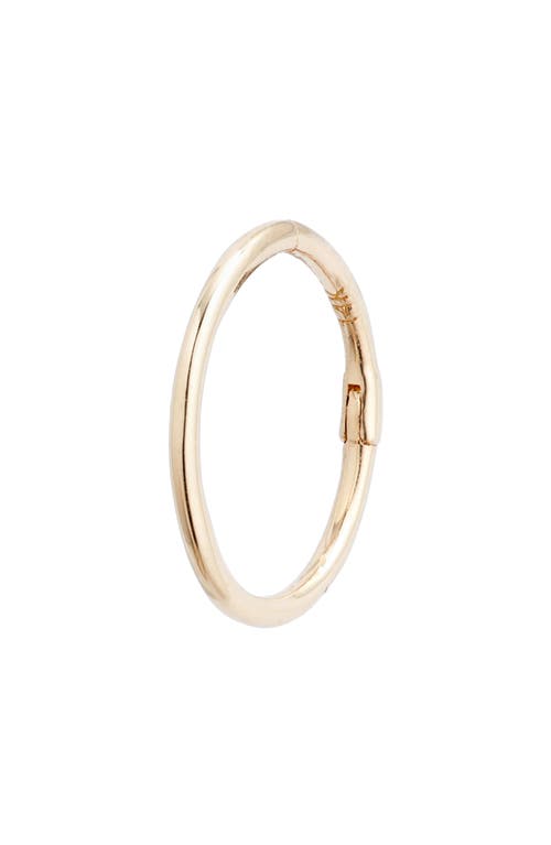 Anzie Mel Soldera Single Hoop Earring in Yellow Gold at Nordstrom