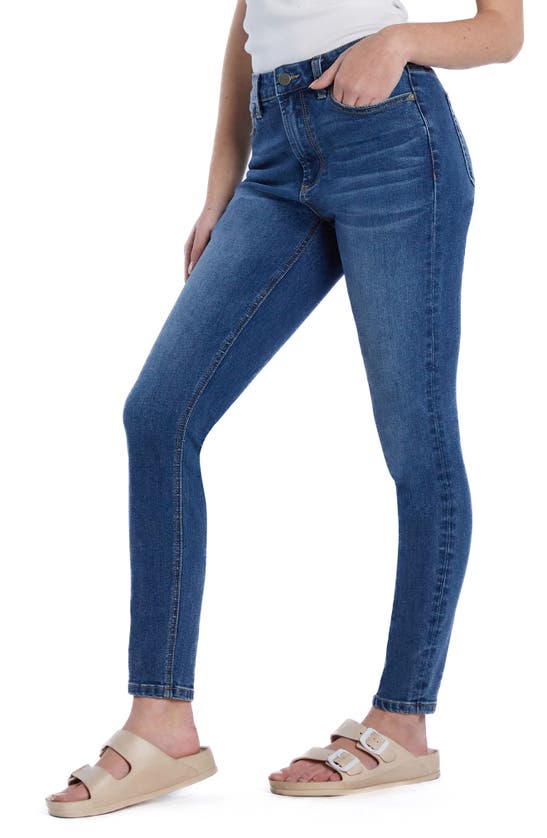 Hint Of Blu Brilliant High Waist Skinny Jeans In Blue Camper | ModeSens