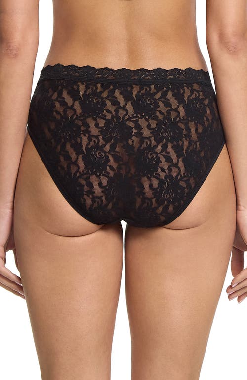 Hanky Panky Signature Lace® V-front High Cut Brief In Black