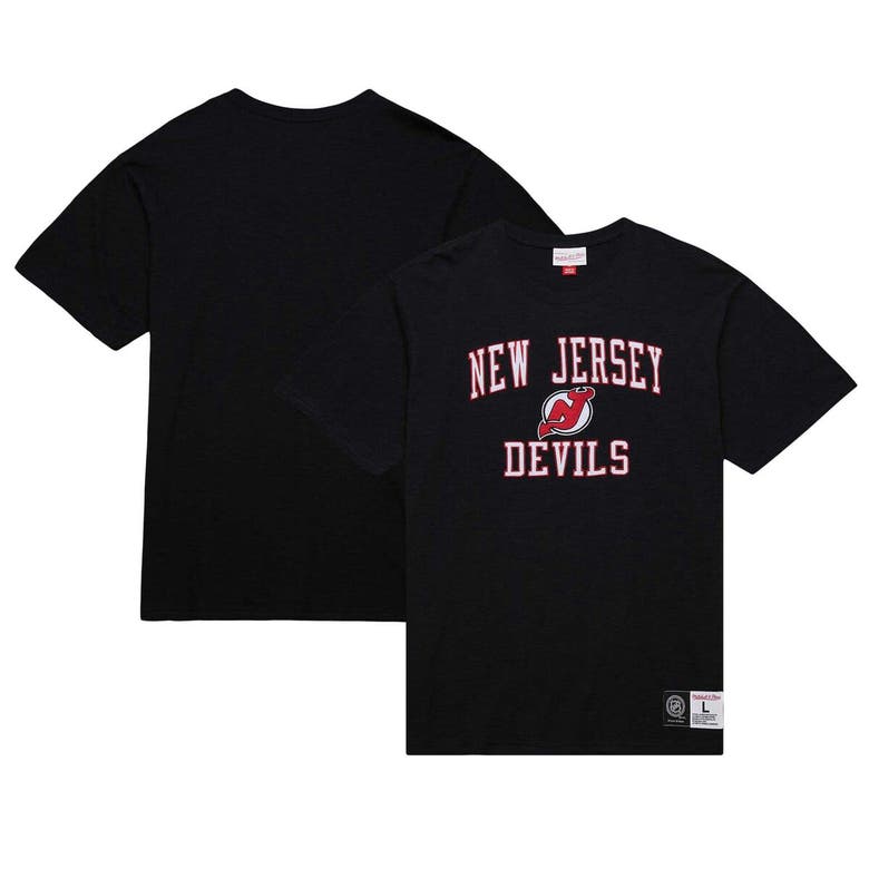 Mitchell & Ness Men's  Black New Jersey Devils Legendary Slub T-shirt In Black