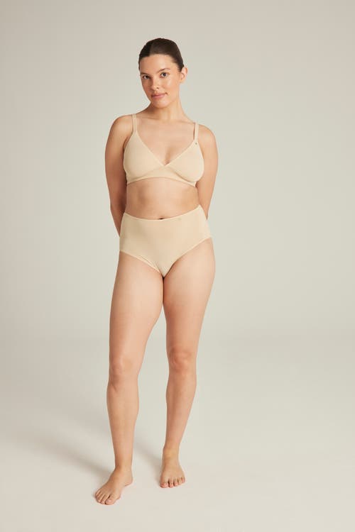 Shop Nudea The Stretch High Waisted Brief In Bare01