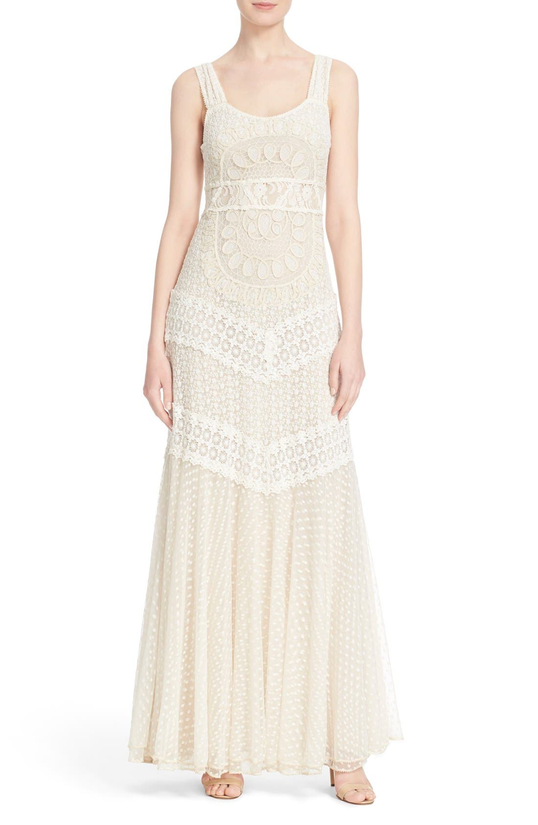 olivia lace maxi dress