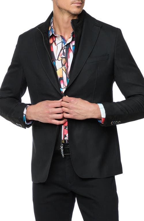Robert Graham Jetset Blazer With Removable Liner In Black