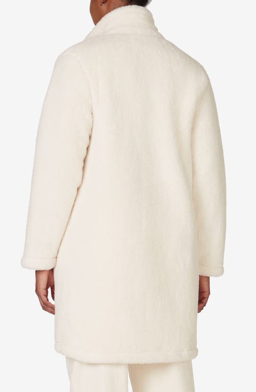 Fila Misty Faux Fur Coat In Gardenia
