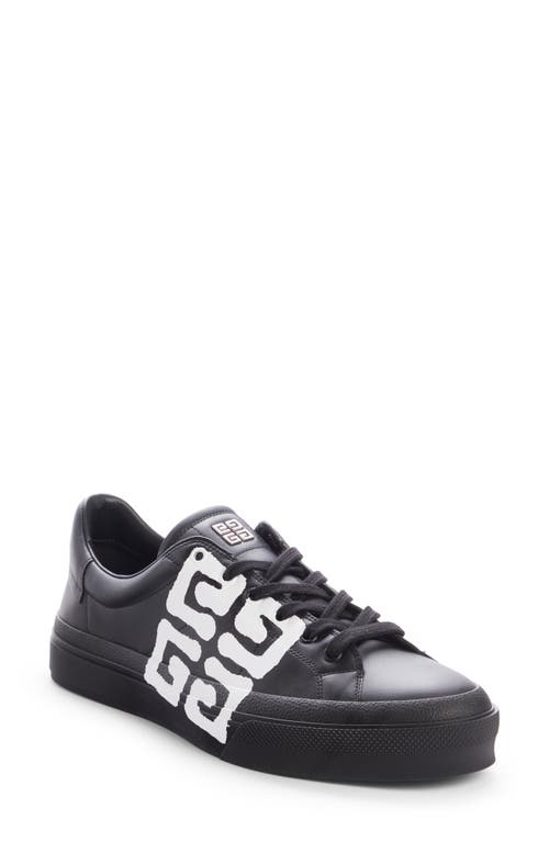 Givenchy x Josh Smith City Sport Sneaker in Black/White
