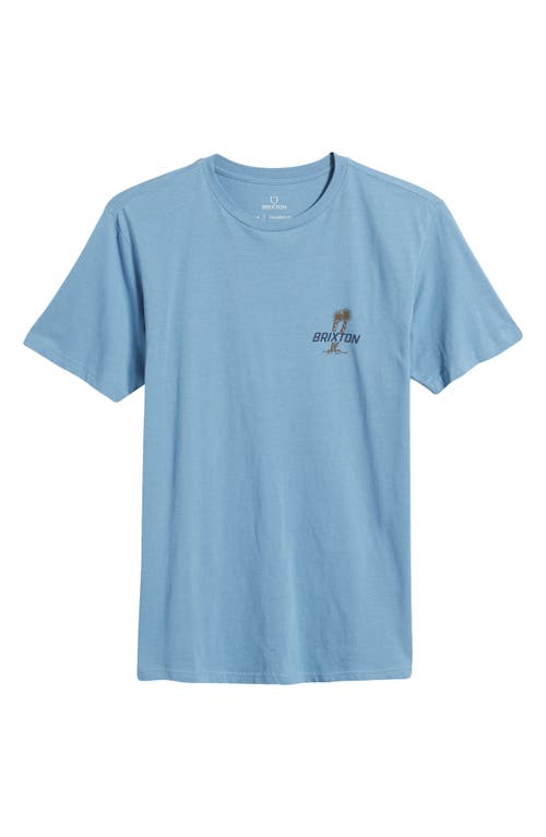 Brixton Austin Graphic T-Shirt in Blue Heaven