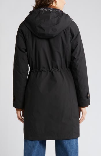 Michael kors hooded quilted best sale anorak coat