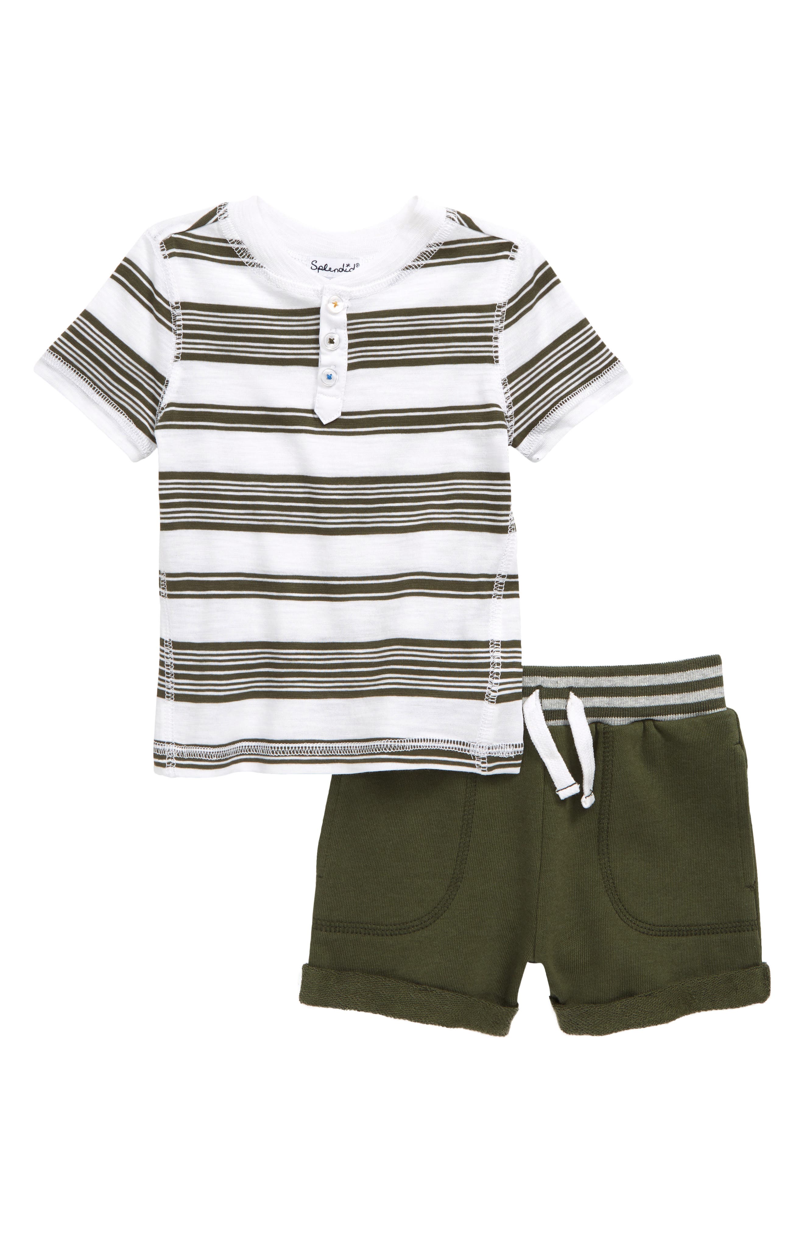 Splendid Girls Big Side Stripe Short