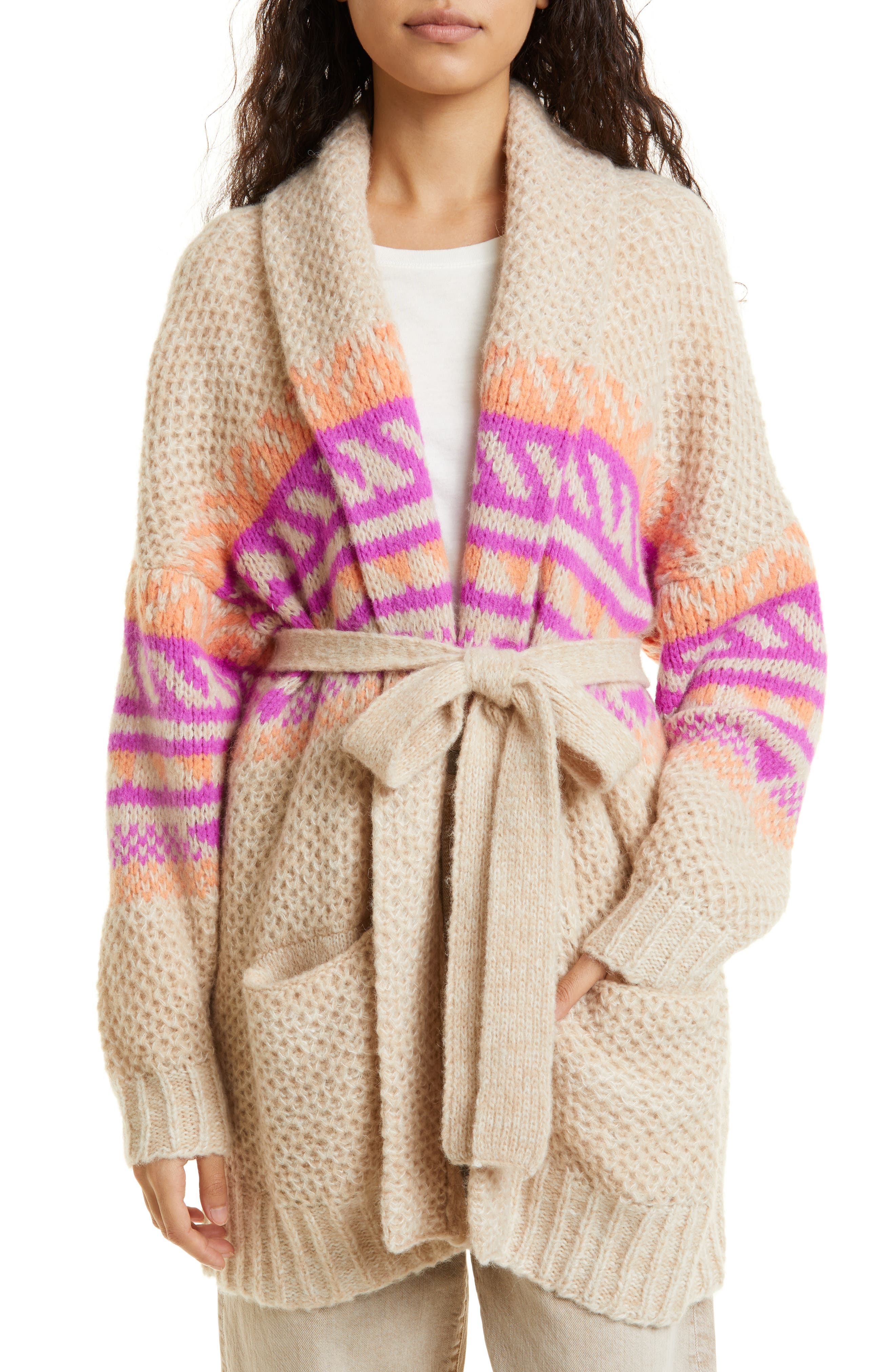 belted knit sweater | Nordstrom