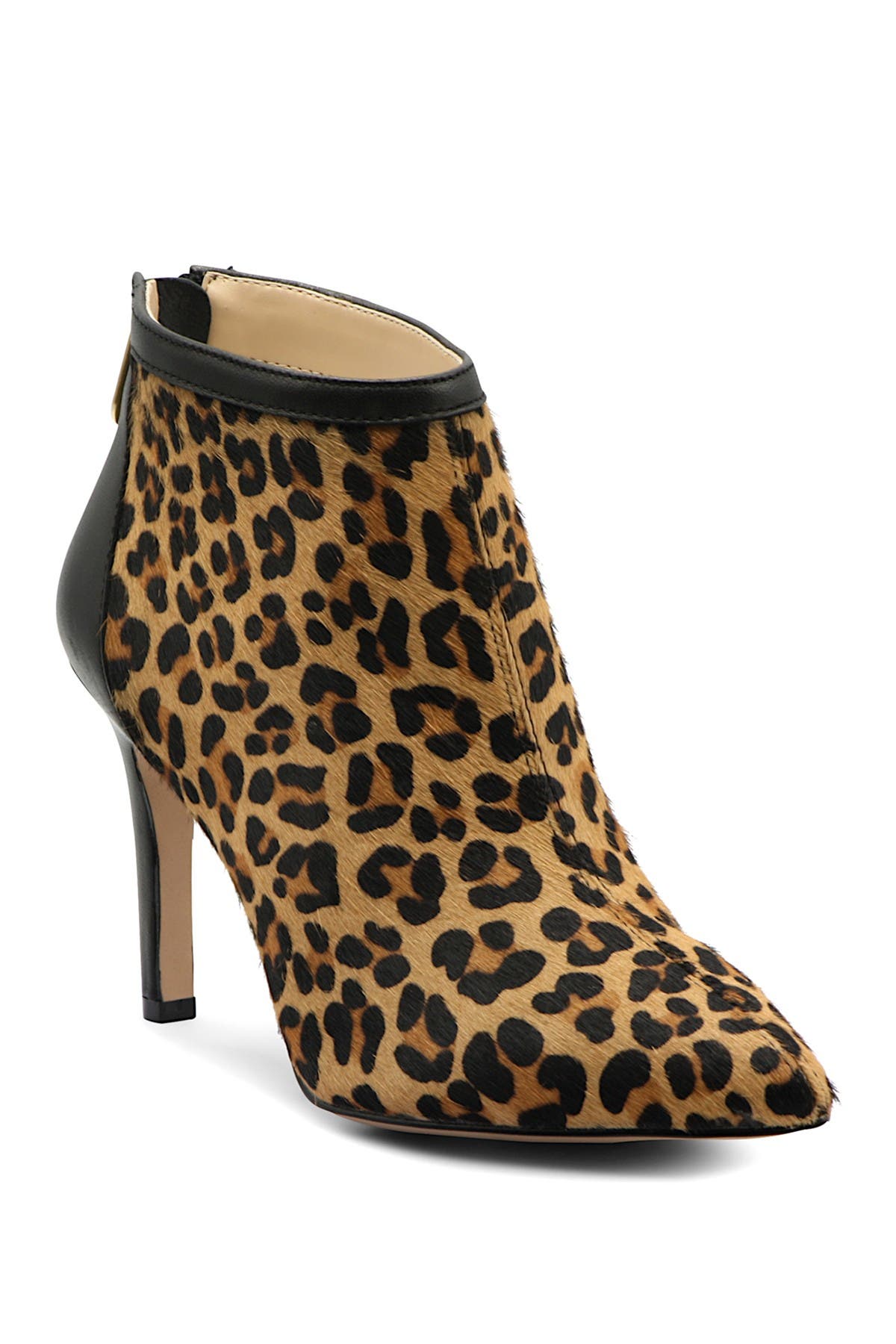 leopard print stiletto booties