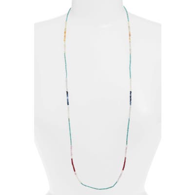 Armenta New World Sapphire & Turquoise Beaded Long Necklace