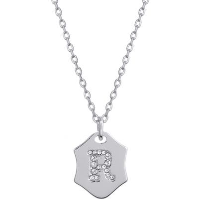 Stella + Ruby Nom De Plume Initial Pendant Necklace