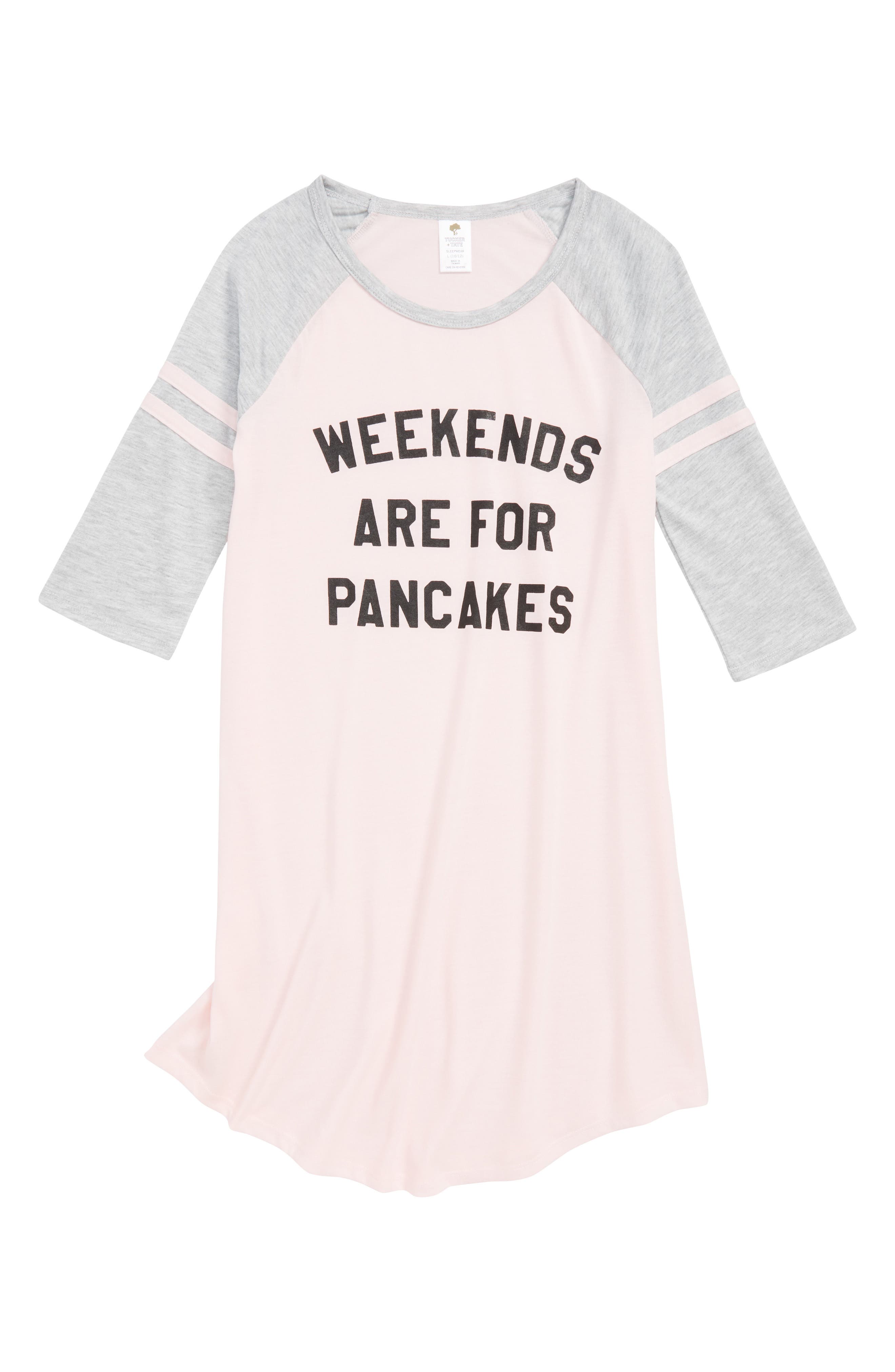 Tucker + Tate Graphic Sleep Shirt (Big Girls) Nordstrom