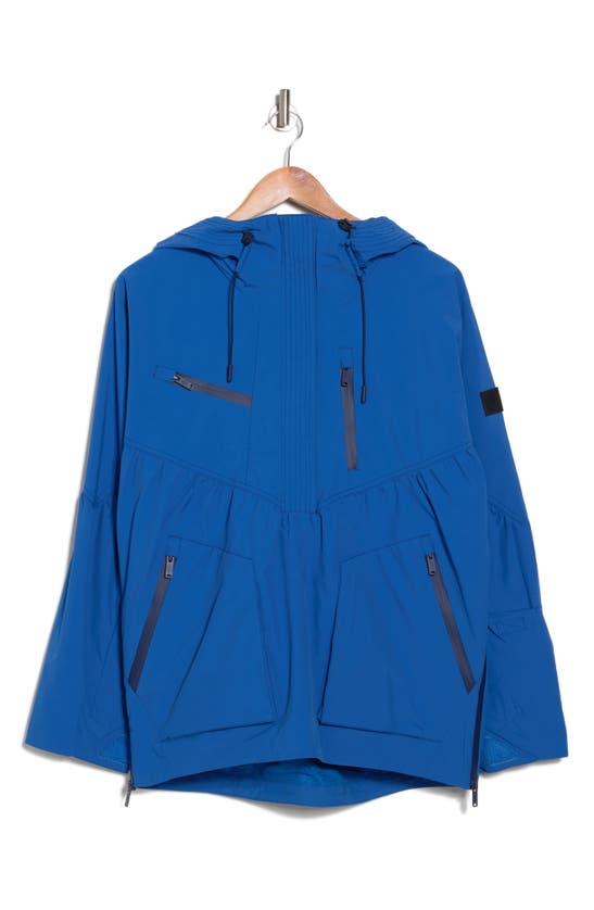 Shop Fp Movement By Free People Peak To Peak Shell Popover Jacket In Blue