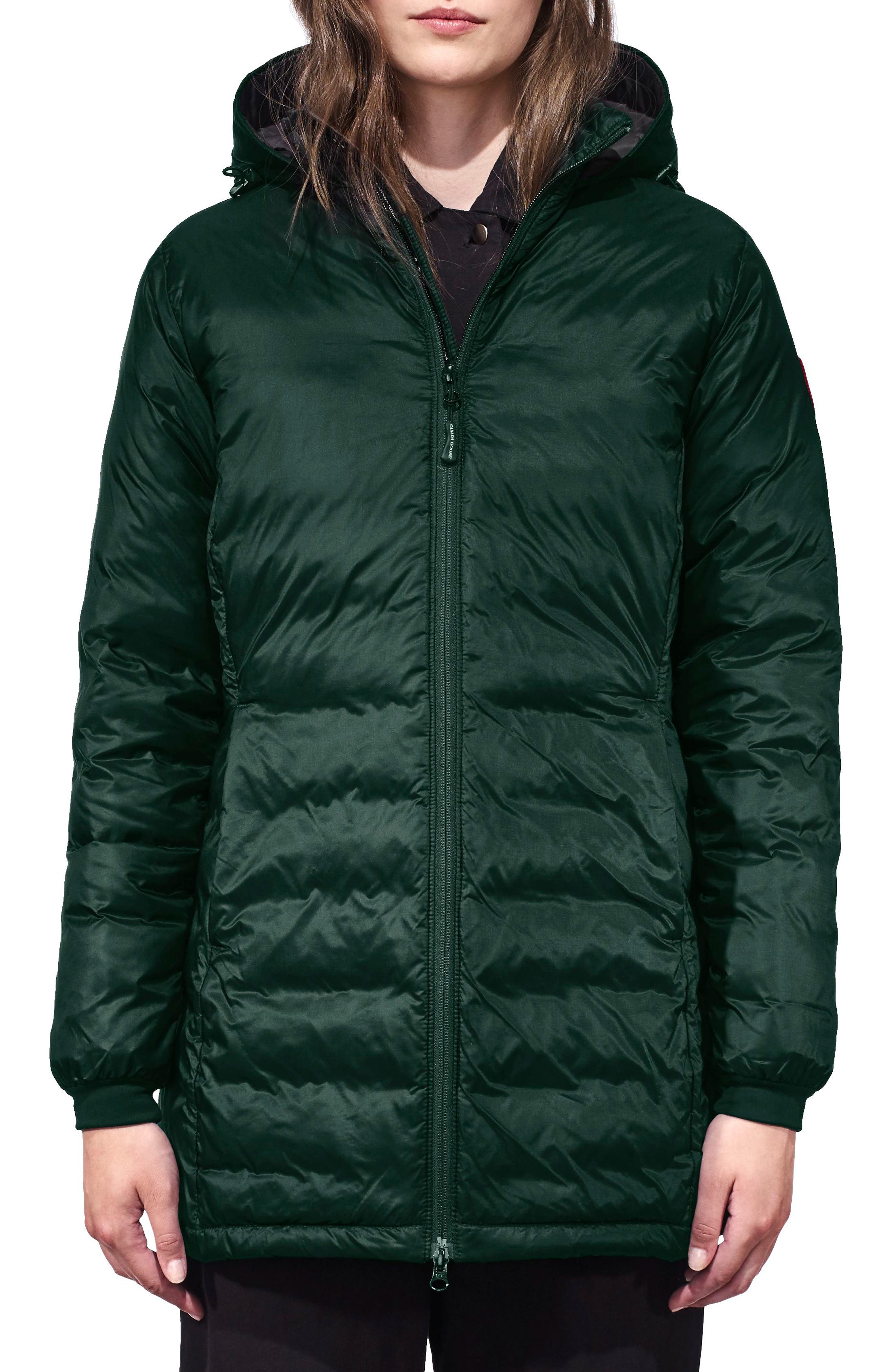Petite Canada Goose Camp Fusion Fit Packable Down Jacket, P (0P) - Green
