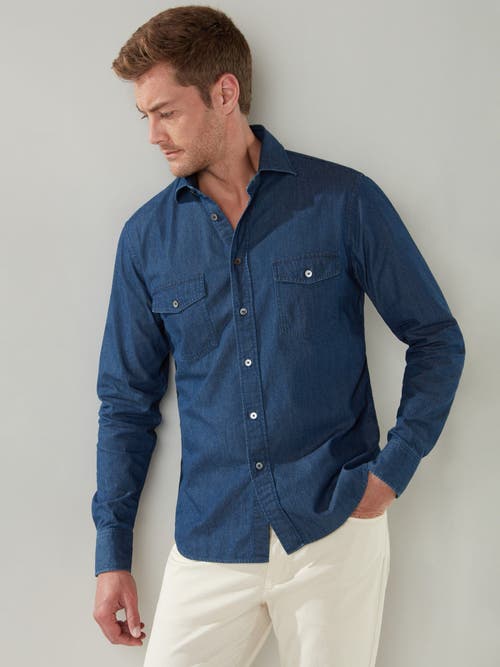 ROBERT TALBOTT ROBERT TALBOTT DENIM BUTLER SHIRT 