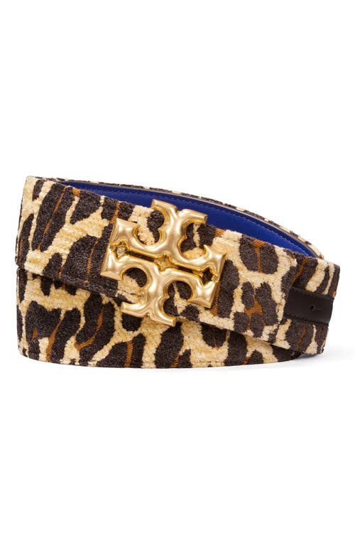 Tory Burch Eleanor Leopard Jacquard Belt Reva at Nordstrom,