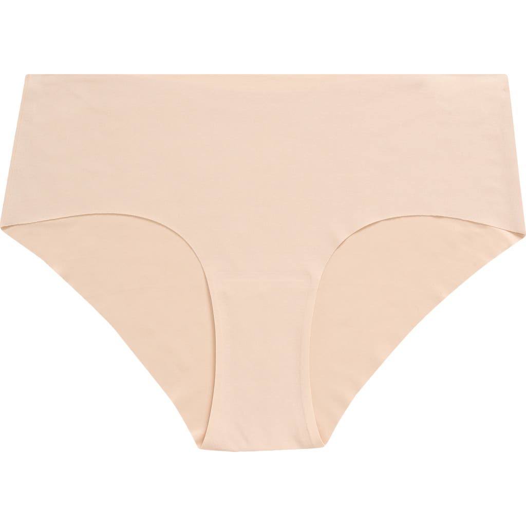 Simone Perele Uniq Seamless Boyshorts In Peau Rose