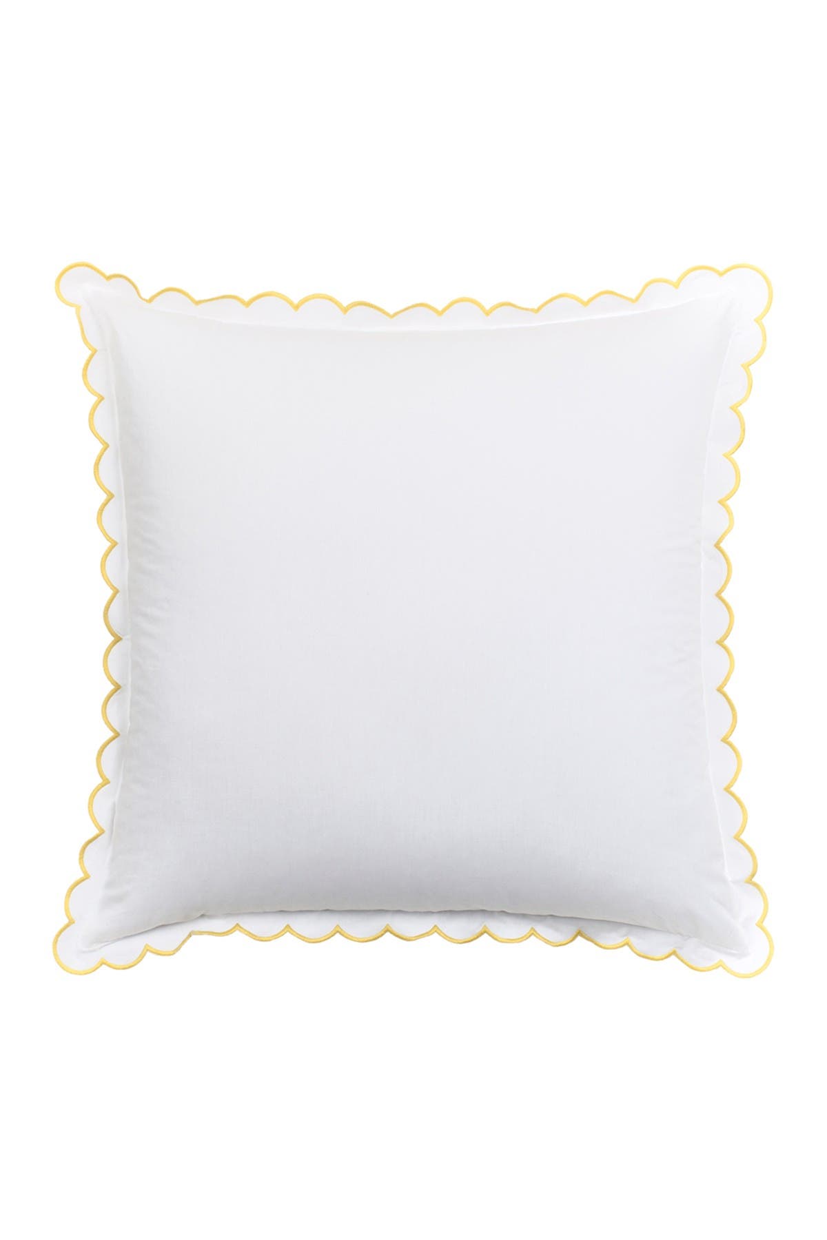 scalloped pillow sham