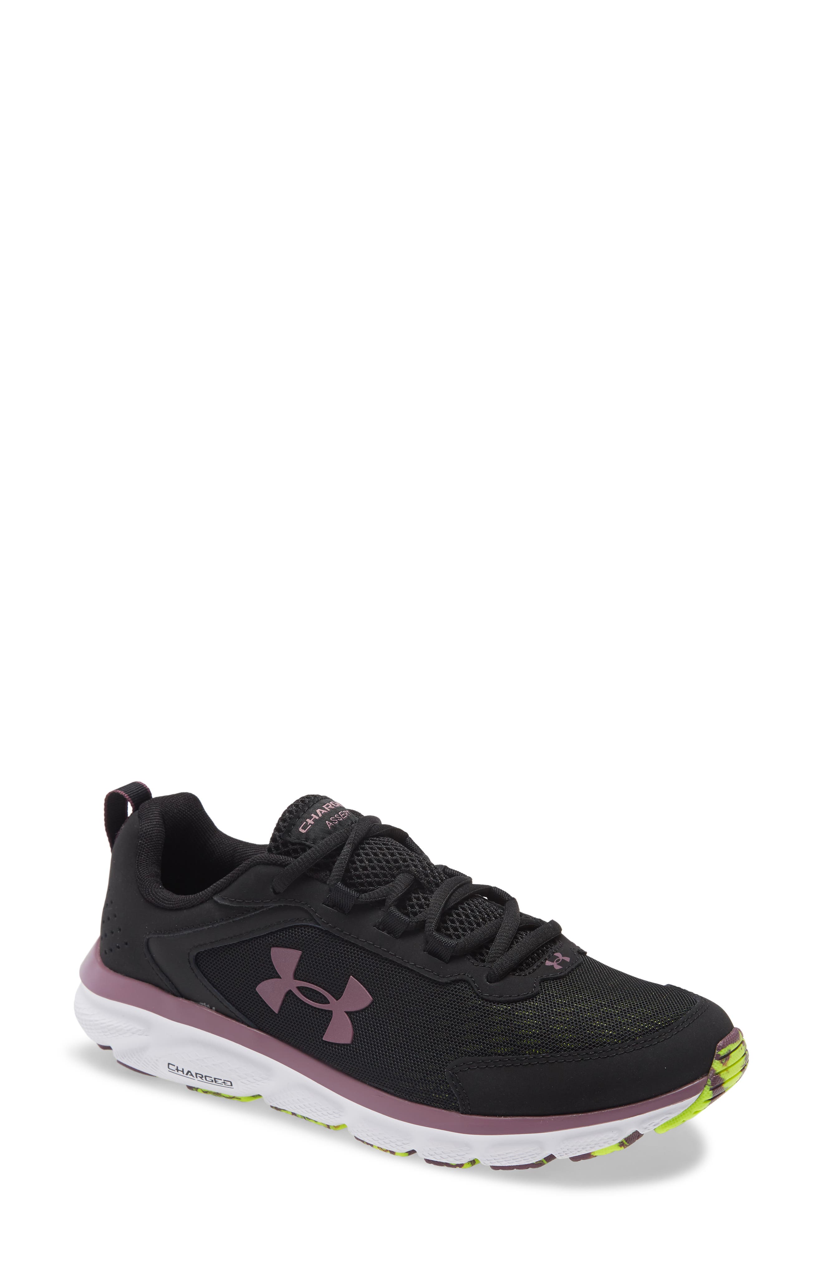 under armour black and red shoes