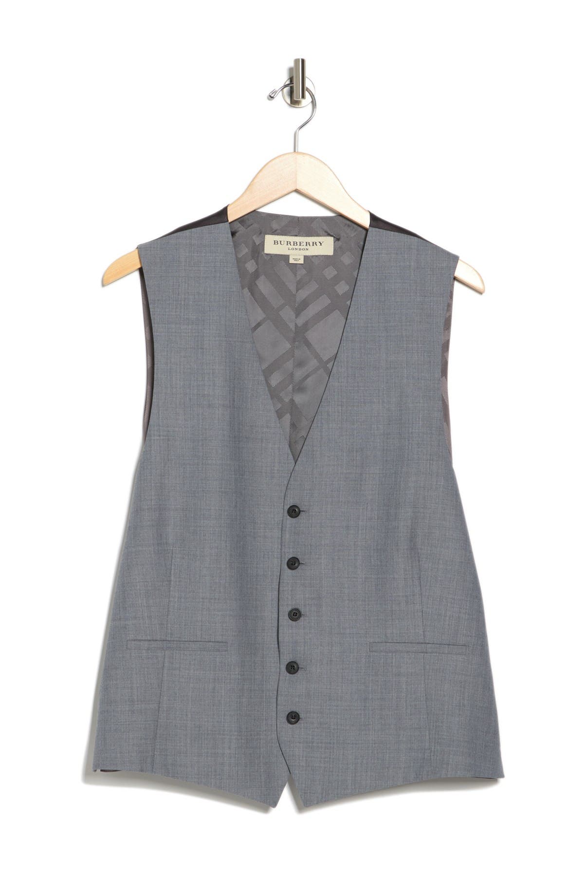 burberry suit vest