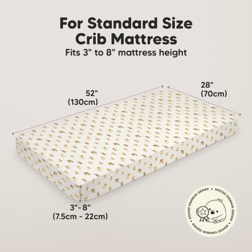 Keababies Isla Fitted Crib Sheets In Construction