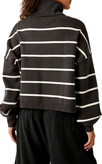 Paulie Stripe Turtleneck Sweater