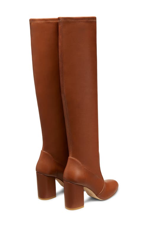 Shop Stuart Weitzman Yuliana Knee High Slouch Boot In Briddle Brown