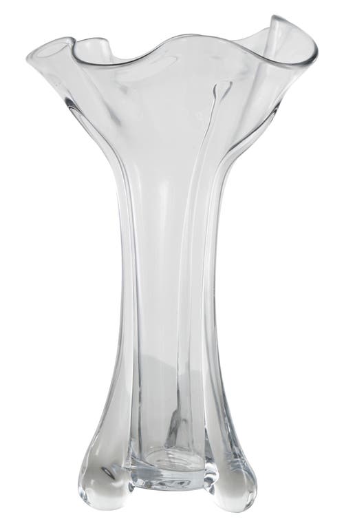 VIVIAN LUNE HOME VIVIAN LUNE HOME CLEAR GLASS VASE