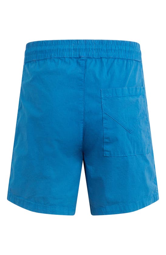 Shop Hudson Racer Stretch Ripstop Drawstring Shorts In Ripstop Blue