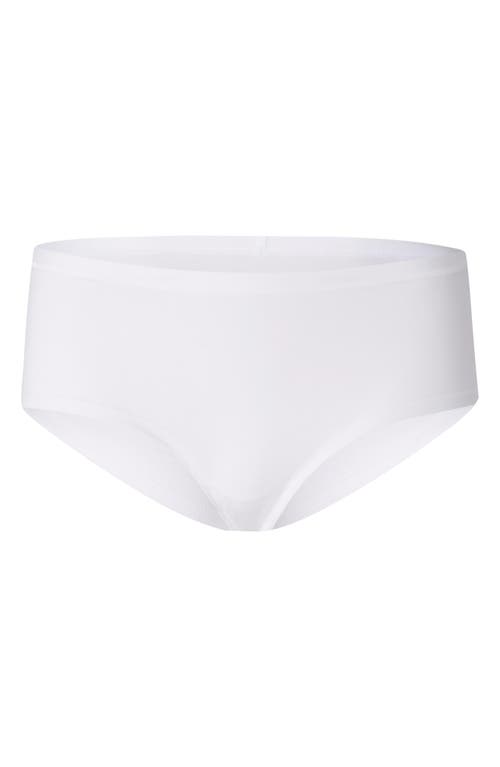 Falke Daily Climate Cotton Blend Hipster Briefs In White