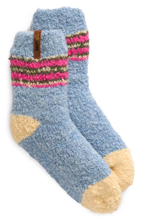 Muk Luks Cottage Bouclé Crew Socks In Multi