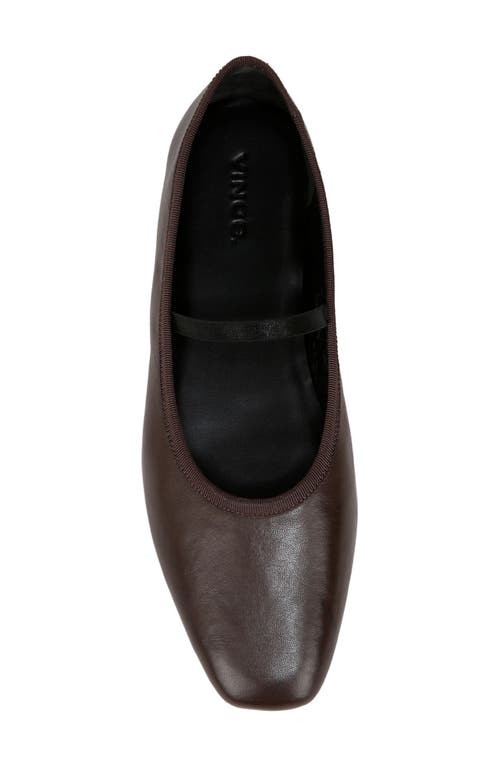 Shop Vince Vivian Mary Jane Flat In Ganache