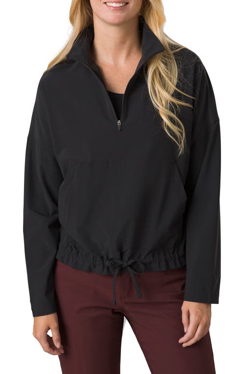 Railay Half Zip Pullover in Black