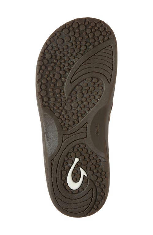 Shop Olukai Hokua Flip Flop In Tan/tan