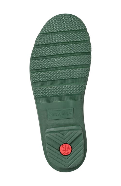 Hunter Original Waterproof Chelsea Rain Boot In Dark Olive/dark Olive