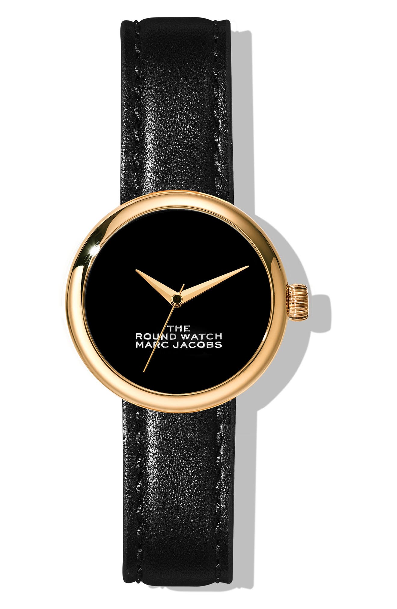 marc jacobs leather strap watch