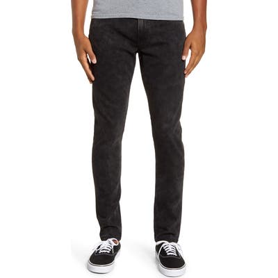 Paige Transcend - Croft Skinny Fit Jeans, Black