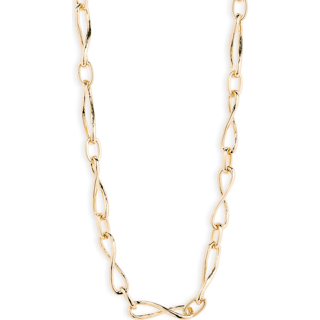 Nordstrom Rack Twisted Chain Necklace In Gold