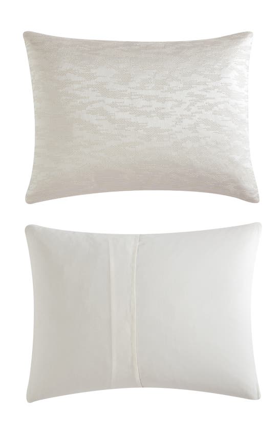 Shop Vera Wang Illusion Comforter & Shams Set In Porcelain