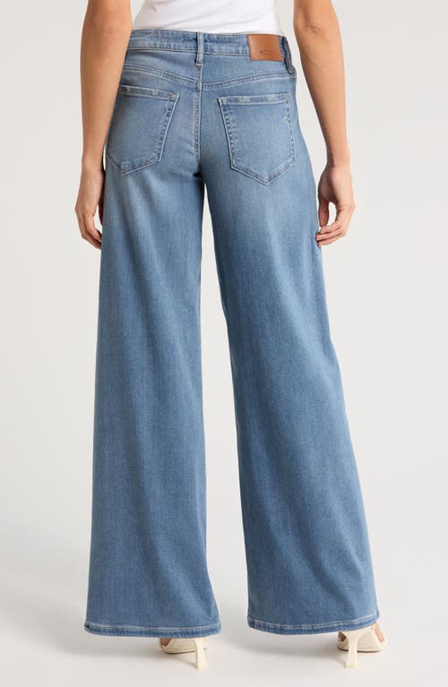 Shop Hidden Jeans Mid Rise Super Wide Leg Jeans In Medium Wash