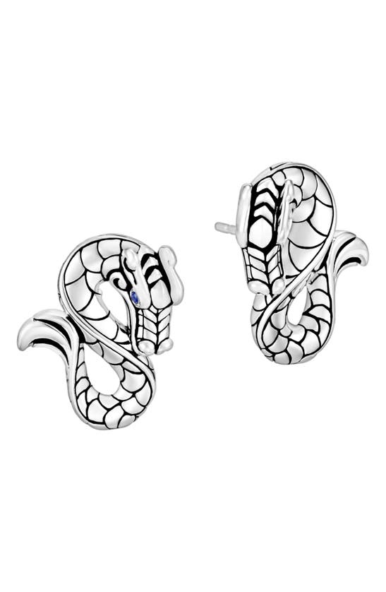 JOHN HARDY NAGA STUD EARRINGS,EBS60256BSP